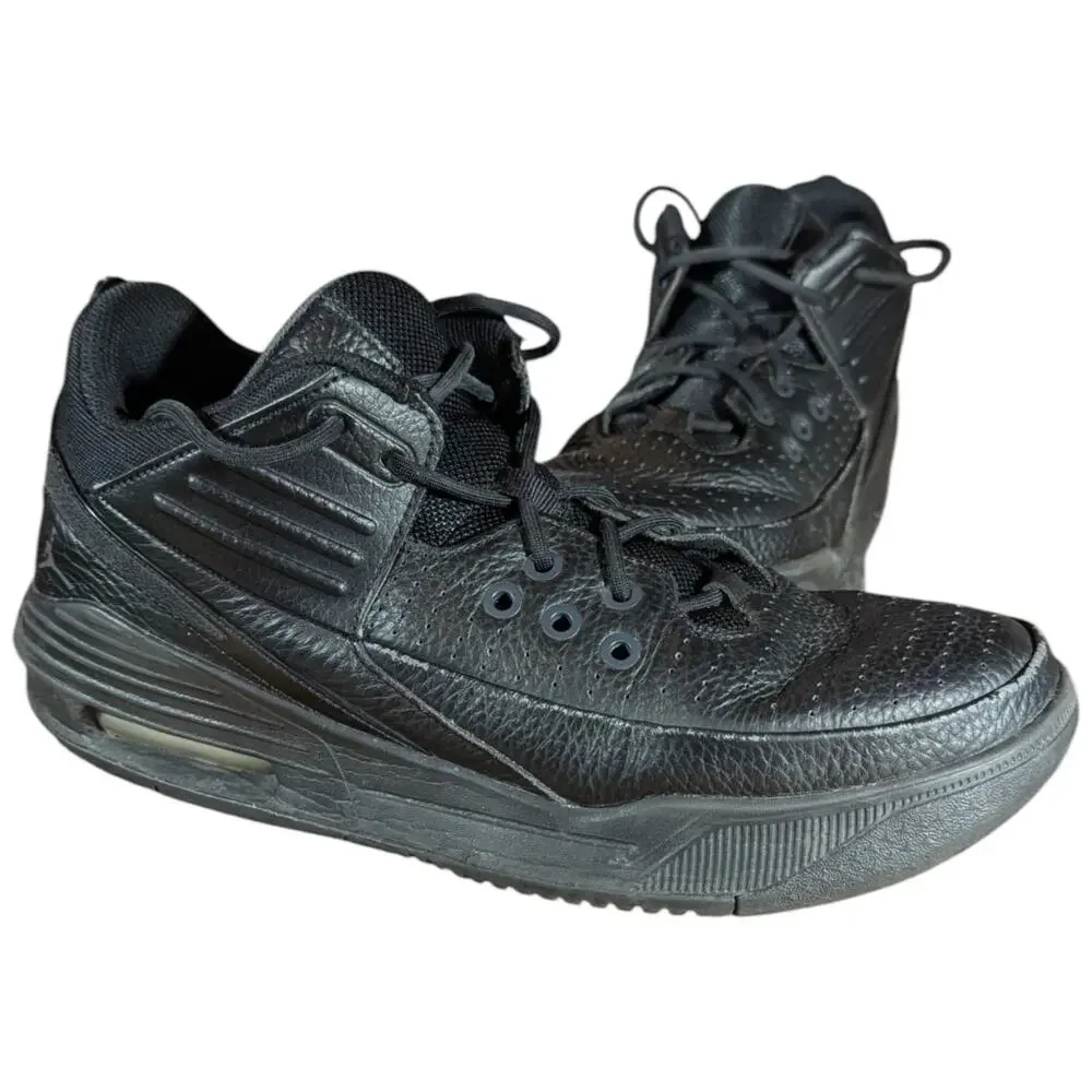 NIKE Air Jordan Max Aura 5 Black Shoes (DZ4353 001) Mens Size 10 Leather